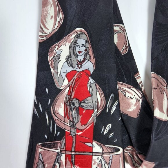 Giorgio Amarani Novelty Necktie Drink Cocktail Tie all over Print - Picture 3 of 7